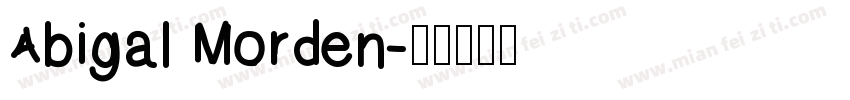 Abigal Morden字体转换
